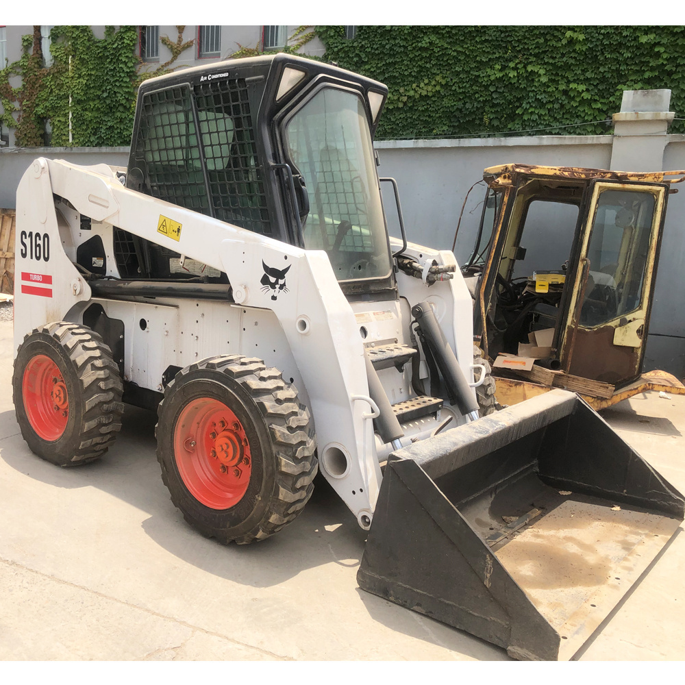 Uesd original mini small machinery second hand S770 S160 S70 bobcat skid steer loader used loaders