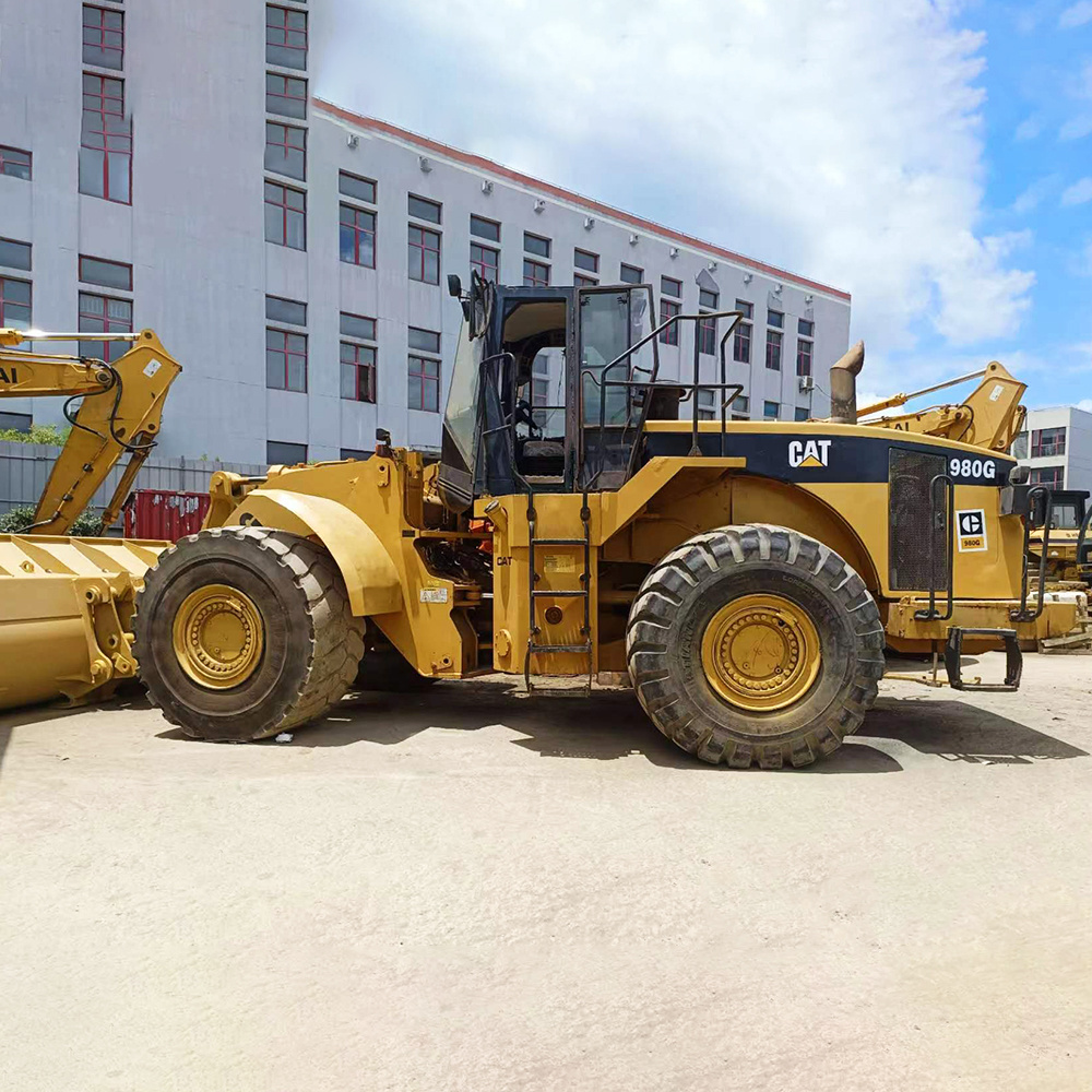 used Large loading equipment Caterpillar 980G used tyre loader for cheap sale CAT 980G 980F Loader for sale