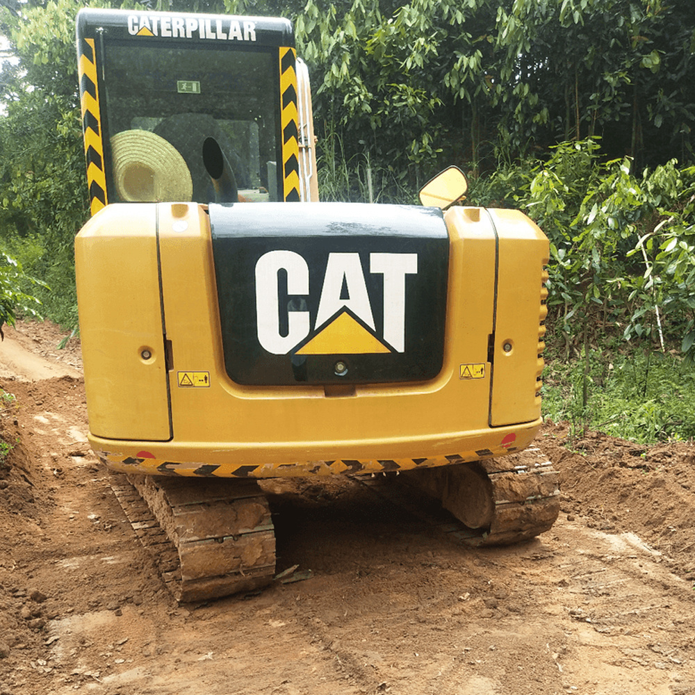 Used 5 ton Caterpillar CAT crawler excavator 305.5E2 mini excavator towable backhoe