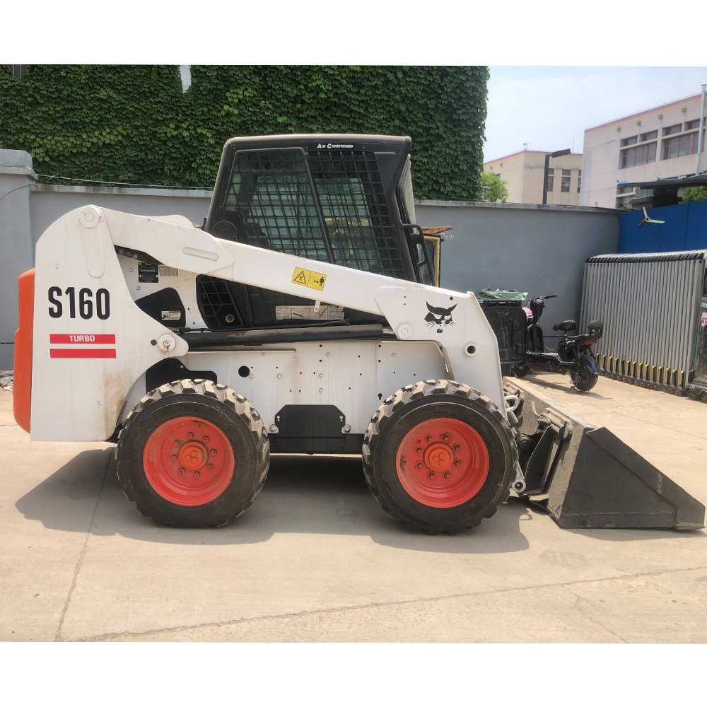 cheap price Uesd original of UK loader good condition BOBCAT S160 Hot sell Wheel Loaders in shanghai