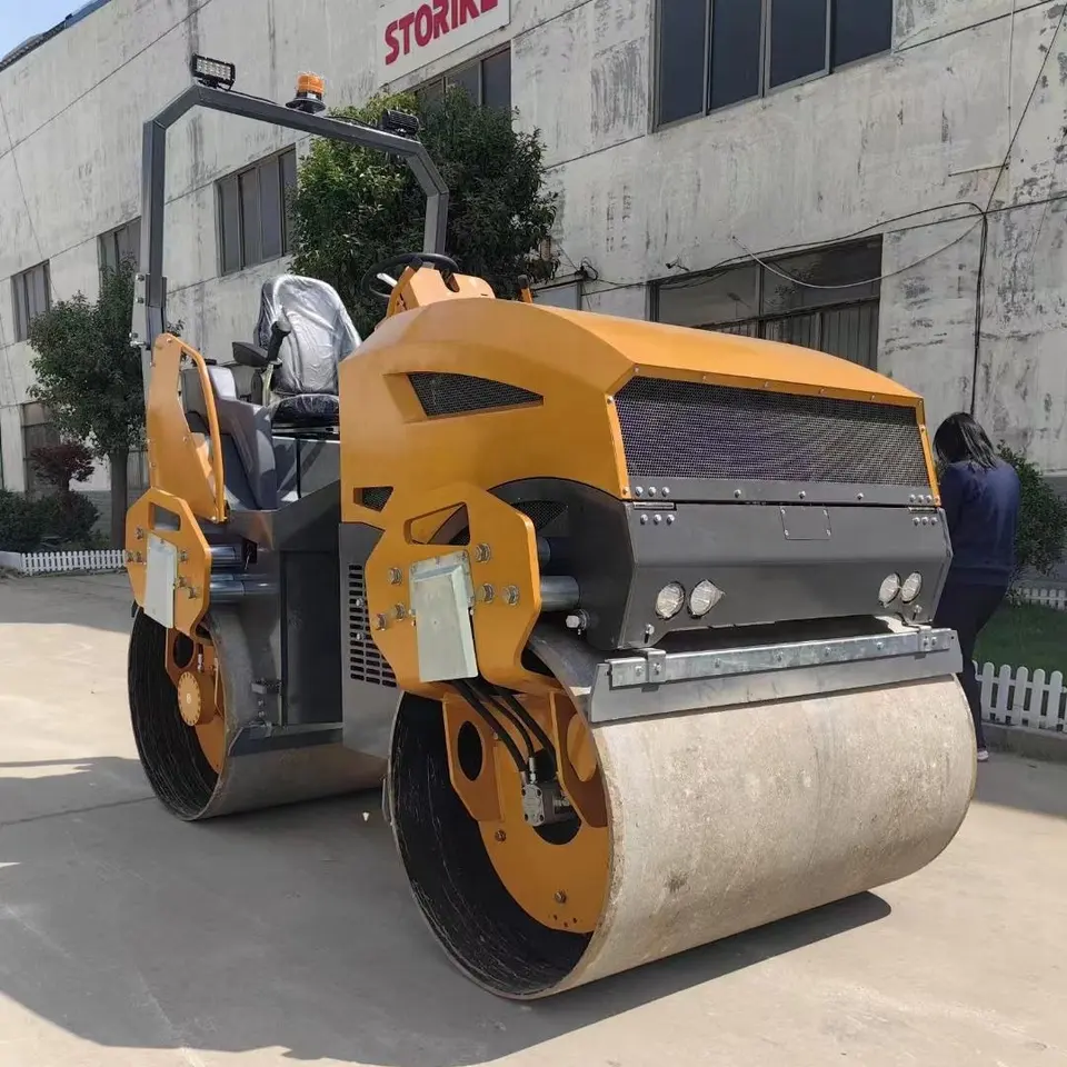 cheap price Storike 5 Ton 6 TonDiesel Vibratory Double Drum Compactor Asphalt Rollers Of Road Roller