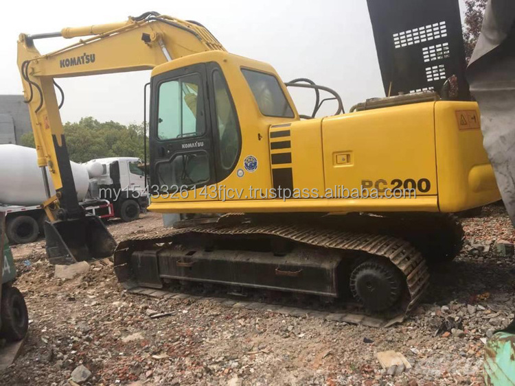 Japanese brand  komatsu PC200-6 PC 200 used Excavators