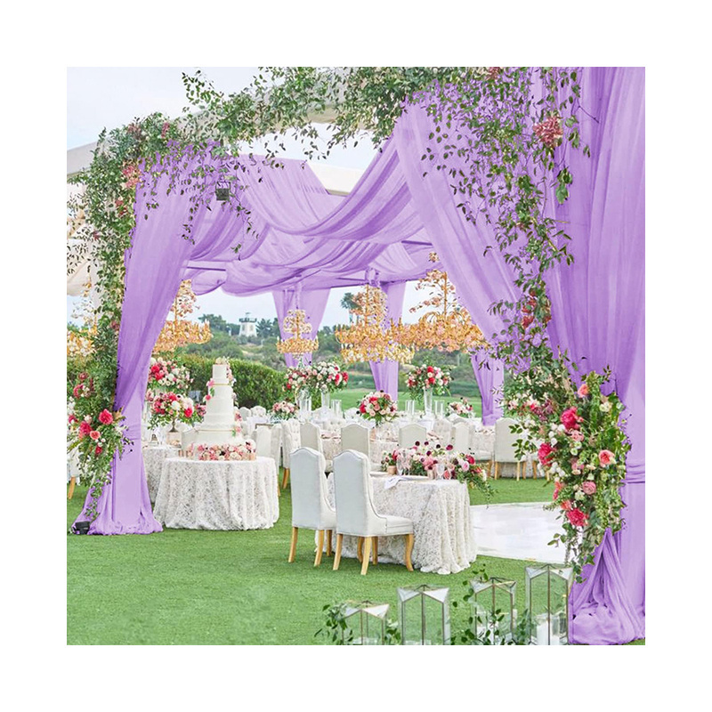 Draping Fabric on Ceiling Easy and Elegant Solution for Venue Decor