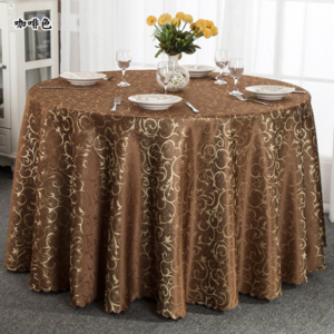 Polyester Luxury Solid Navy Blue Satin Table Cloth For Wedding Table Cloth Print