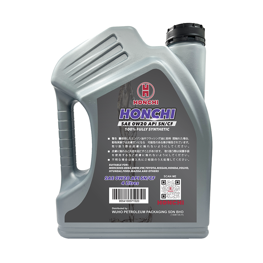 HONCHI 0W20 Automotive Lubricants OEM Wholesale Factory Motor Synthetic Gasoline Engine Oil