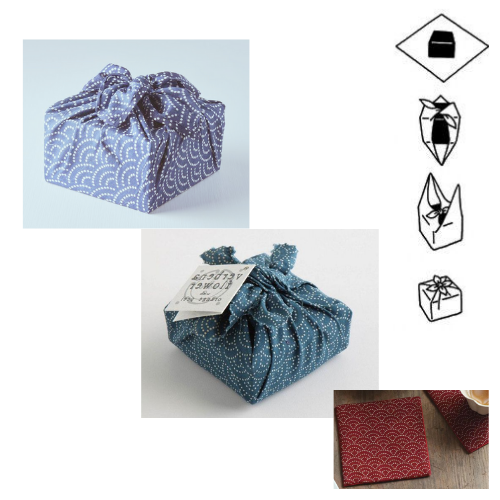 poker dots furoshiki navy cotton voile fabric wrap diy gift packaging square scarf shawl hijab scarves tudung printed bandana