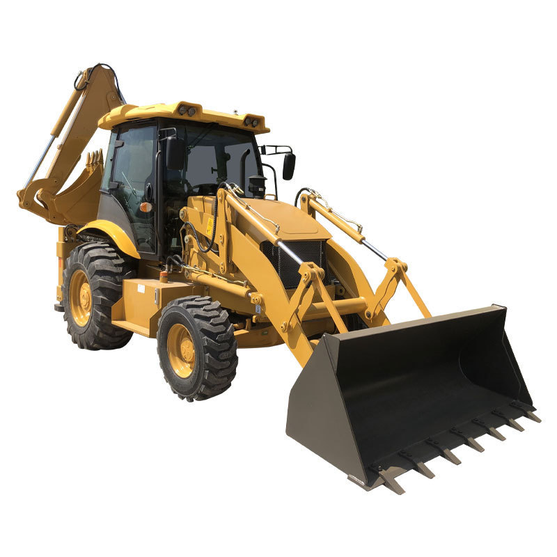 EPA/EURO 5 8 Ton Multifunctional Luxurious Type C WZ40-30C backhoe loader machinery with 4 in 1 bucket on sale