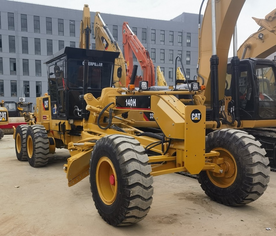 Low Working Hours Japan Original Used Caterpillar 140H 140K 14G Motor Grader