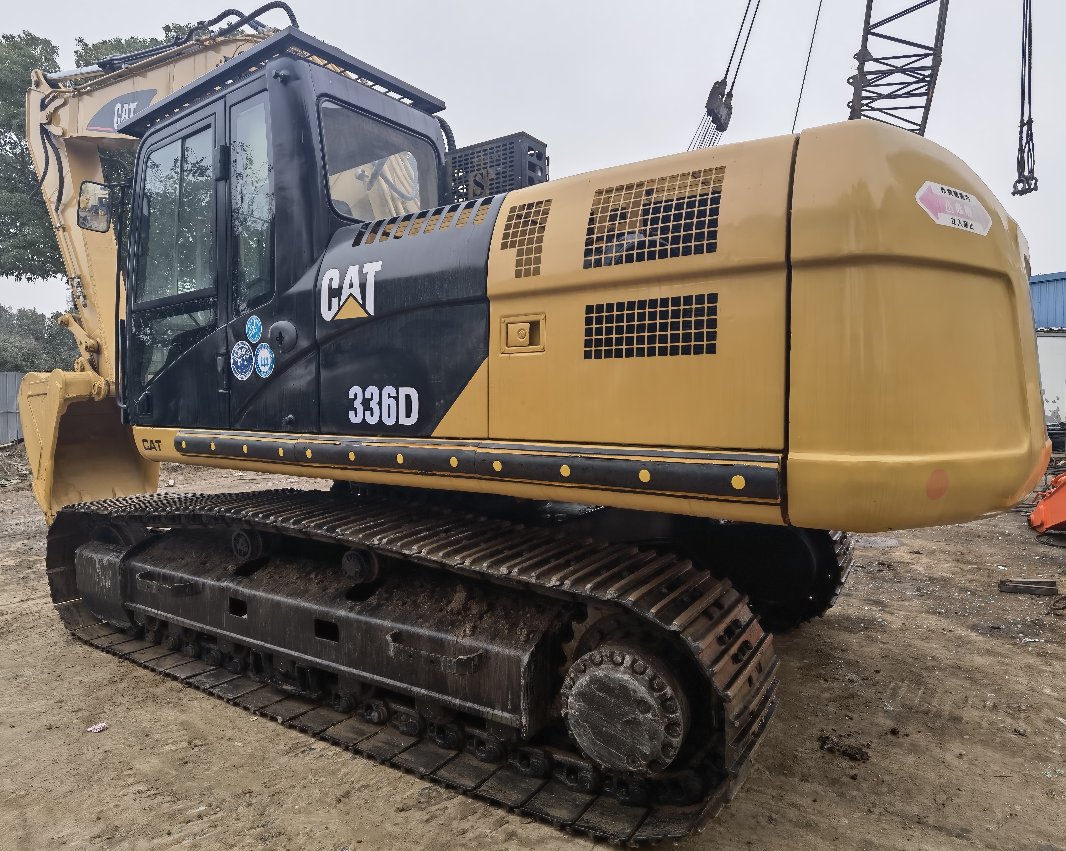 Big Bucket Capacity Japan Made Used Caterpillar 336D Crawler Excavator