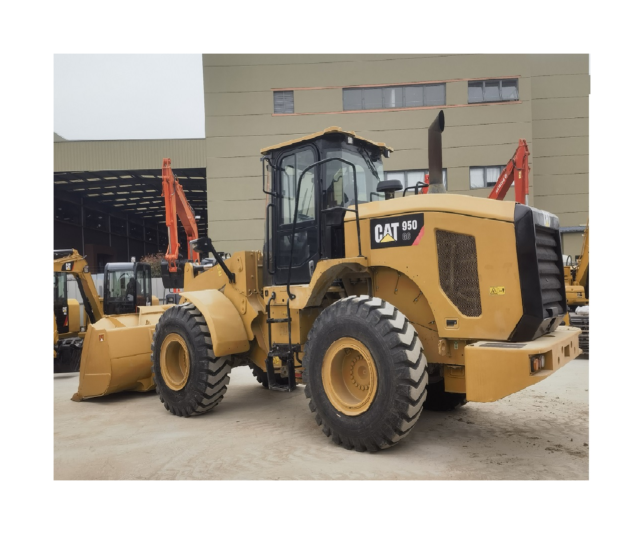 Great Working Performance 5Ton Hydraulic Mining Machine with 3CBM Bucket Used Caterpillar 950GC Wheel Loader