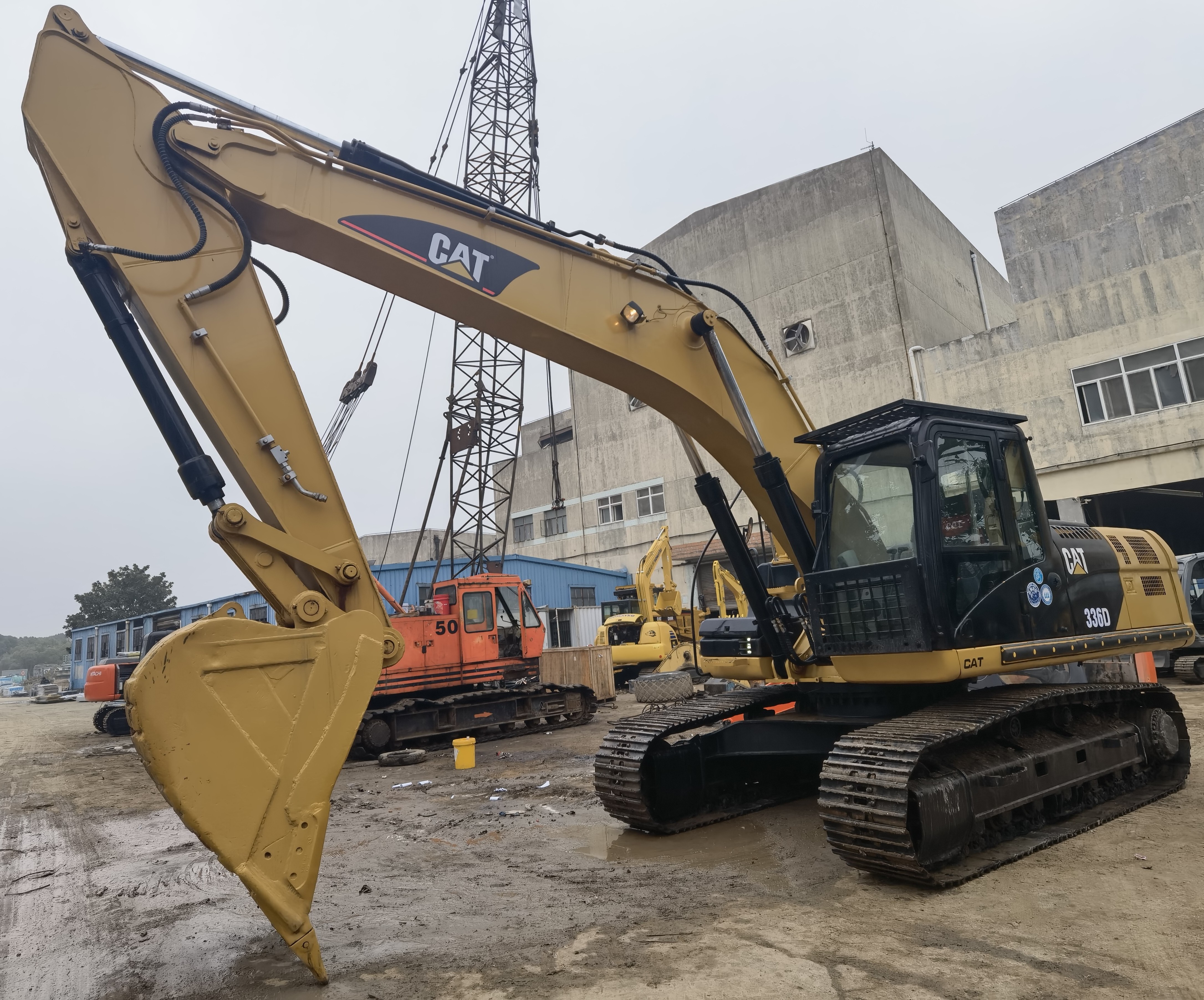 Big Bucket Capacity Japan Made Used Caterpillar 336D Crawler Excavator