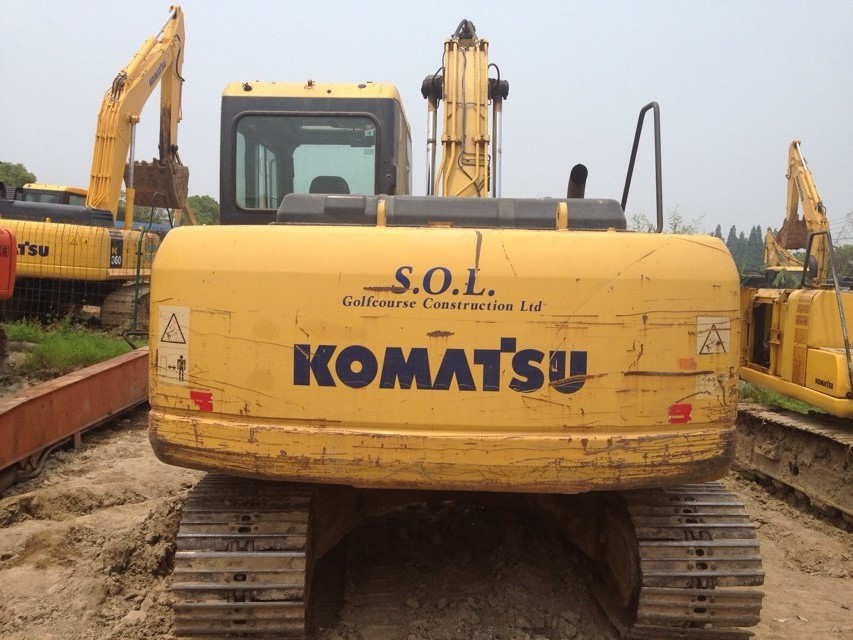 Japanese famous brand used komatsu PC 160-7 16 ton crawler excavator with promotion price for sale