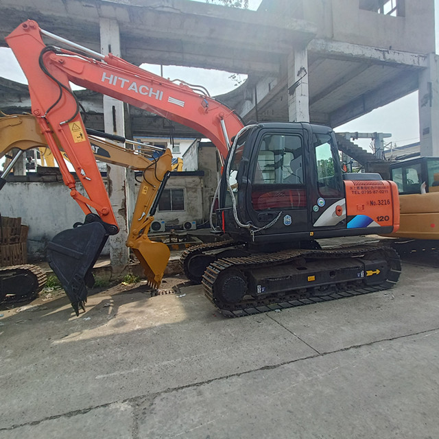 Hitachi Zaxis 120 Used Excavator/ 12 ton Hitachi ZX120 Crawler Excavator with ISUZU Engine for sale