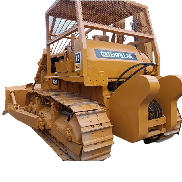 used Caterpillar D7G Dozers with Winch For Sale, Second hand forestry logging machine D7G bulldozers for timber