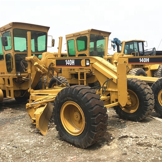 Secondhand Used Powerful Condition Original Cat 140H Wheel l Motor Grader Sale in ASIA AFRICAN