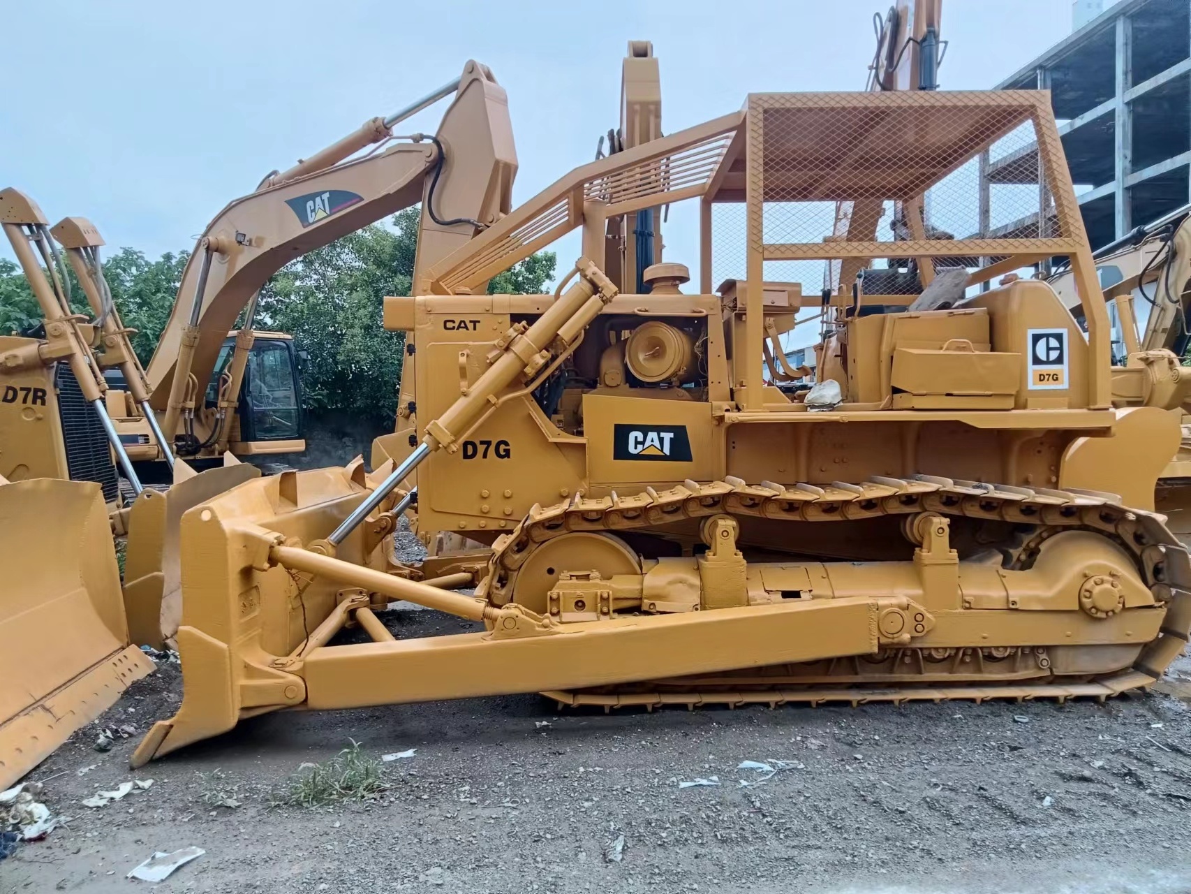 Second hand Caterpillar Used D7G With Winch for sale USED CAT BULLDOZER D6G D7G D7R On Sale at Low Price