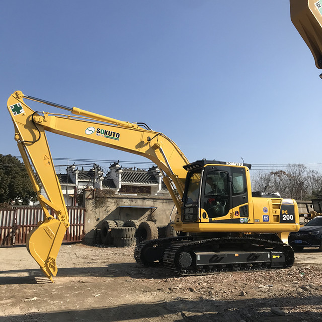 Lowest Price with Excellent Condition Used Construction Engineering Crawler Excavators Komatsu PC200-8 Japan Original Excavators