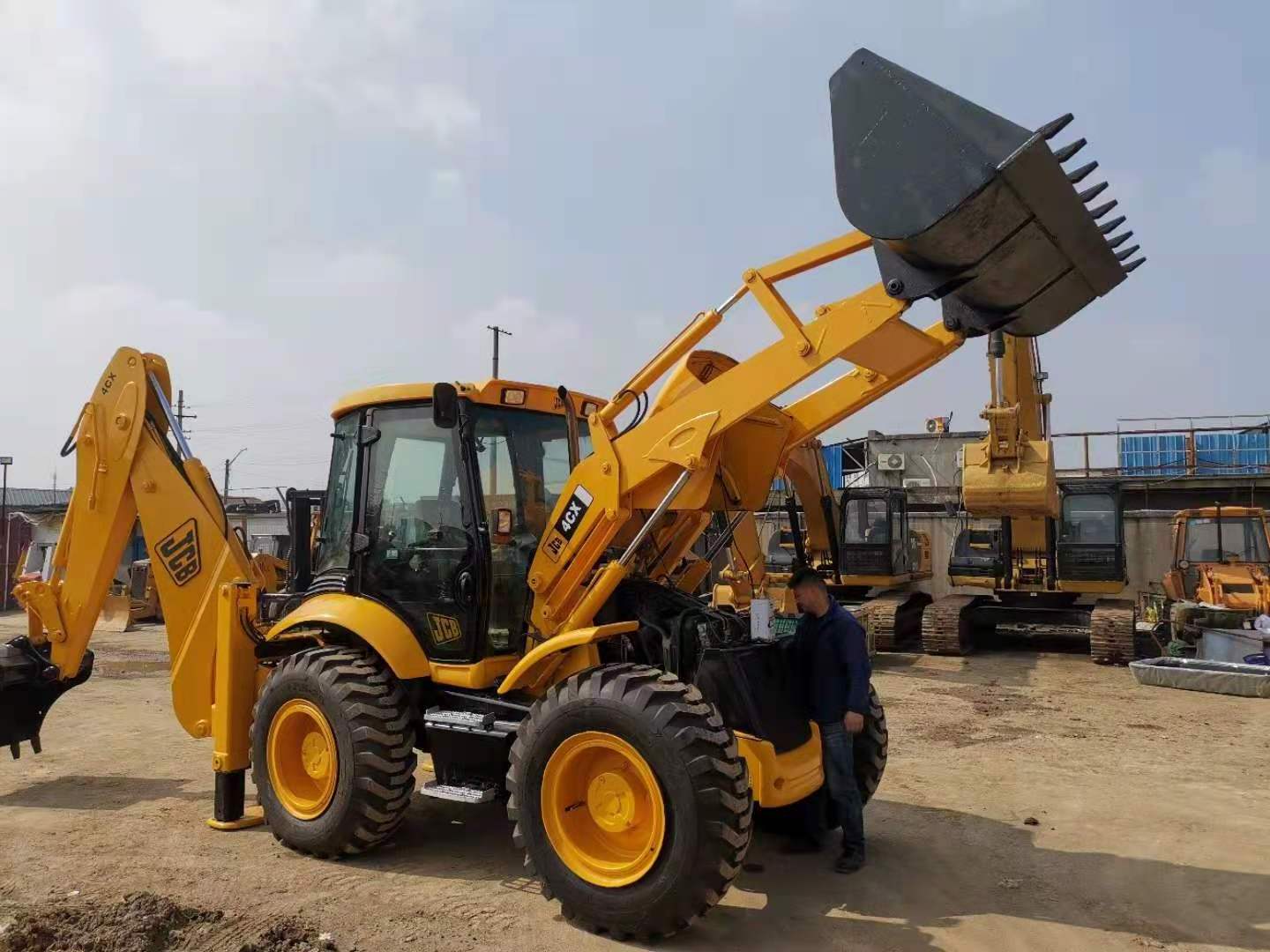 Used Small Bakchoe Loader JCB 4CX Towable Backhoe/3cx 4cx Jcb Backhoe Loader For Sale