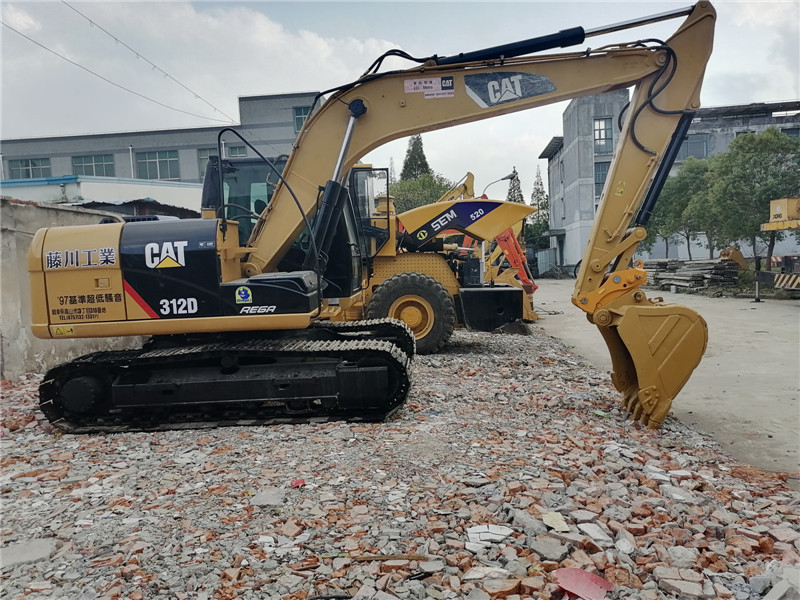 CAT used CAT 312D excavator machines 12ton operating weight CAT 312B 312C 312D excavator used caterpillar 306 307 312 320