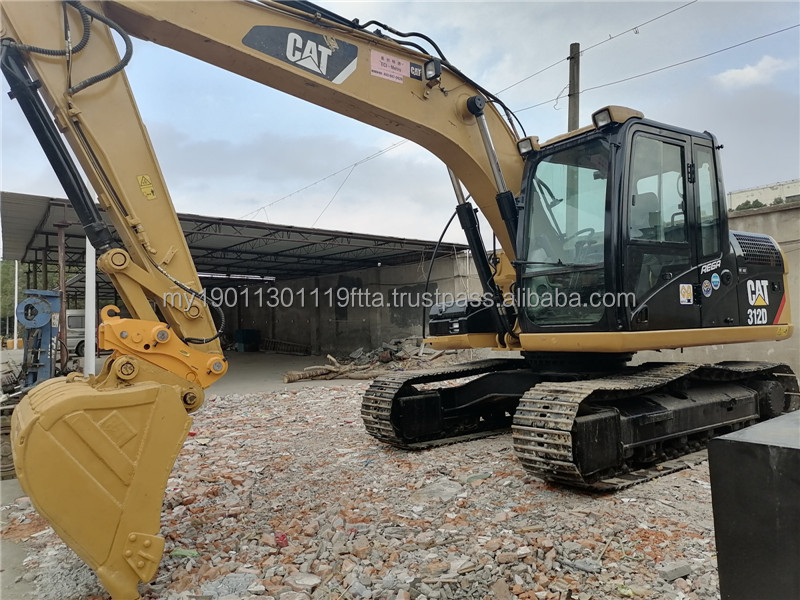 CAT used CAT 312D excavator machines 12ton operating weight CAT 312B 312C 312D excavator used caterpillar 306 307 312 320