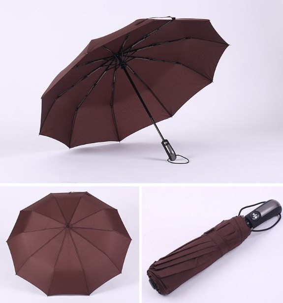 Portable Automatic Open Close Folding Umbrellas  Automatic Umbrella With Logo For Promotion