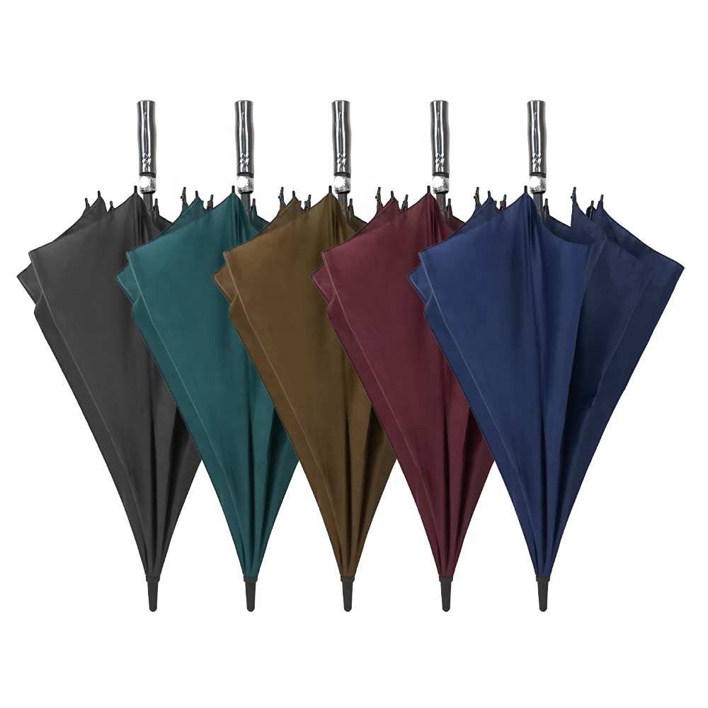 Innovative Suppliers manufacturer Fiberglass Straight Golf Umbrella With Custom Logo