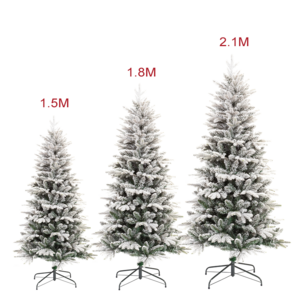 7Ft Indoor Umbrella Cheap Flocked Snow Artificial Christmas Tree With Snow