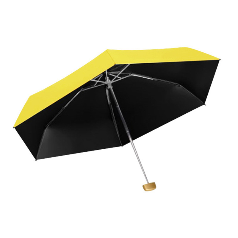 Super Light 220g Mini Pocket Women Small Windproof Folding Umbrellas  Capsule umbrella Travel Compact Rain Men's Umbrella