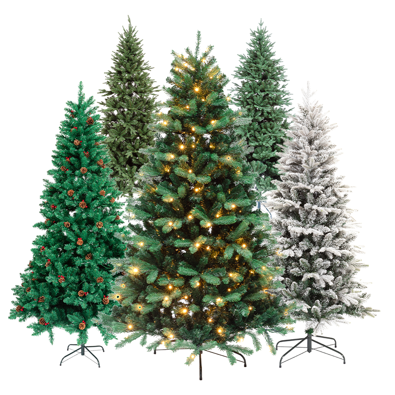 Holiday New Made Artificial Snow Christmas Tree Pre-lit Christmas Tree for Home Decoration