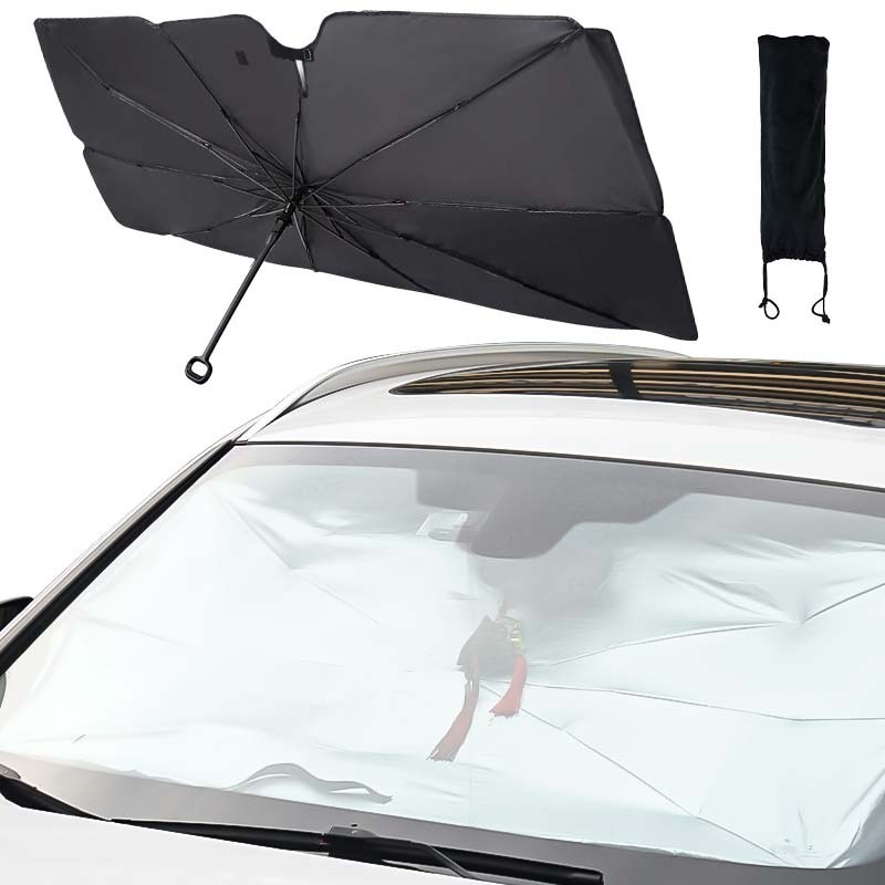 Custom Foldable Uv Proof 170t 190t Car Sun Visor Heat Protection Car Window Sunshades Umbrella For Kids For Trucks