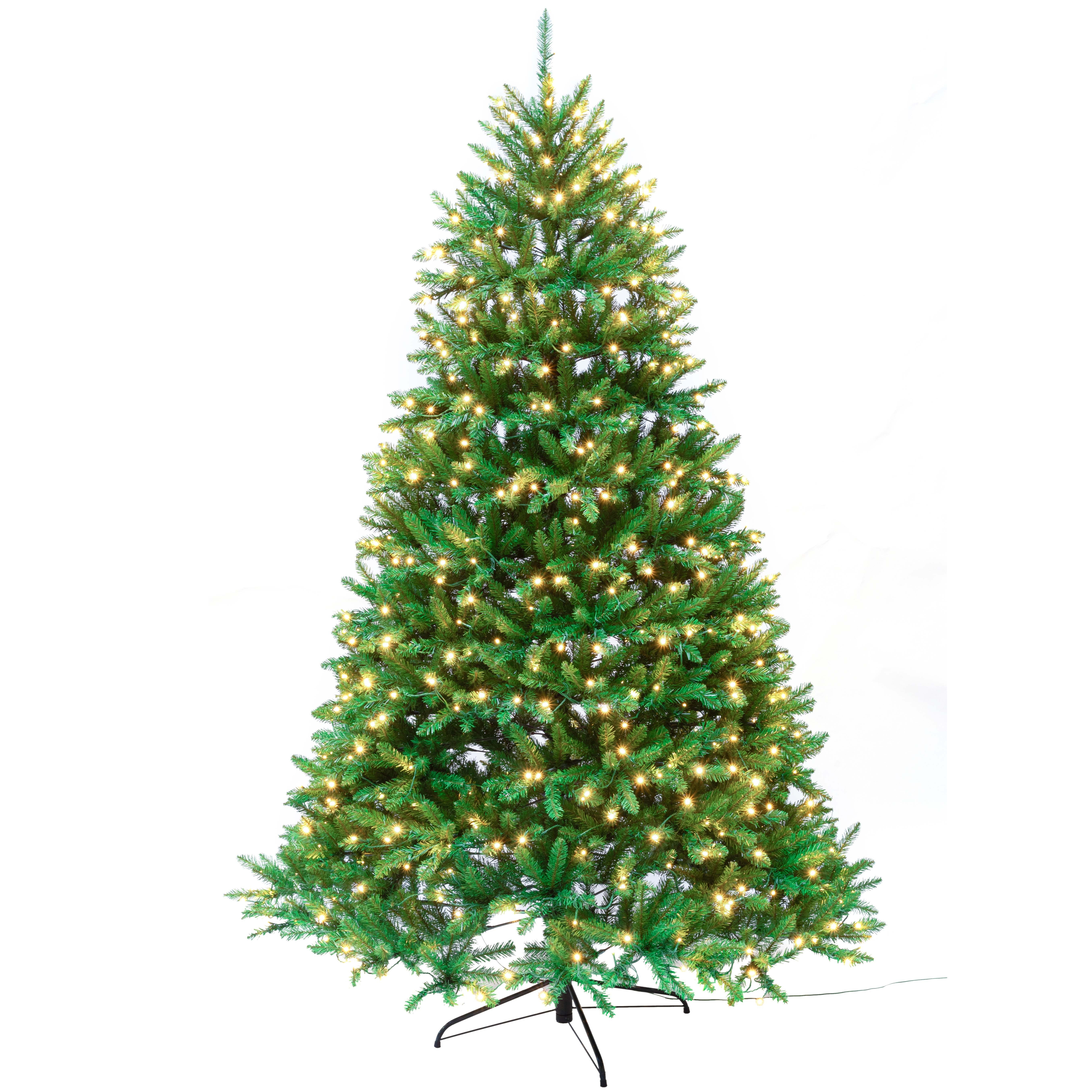 Artificial Full Christmas Tree, Green, Dunhill Fir, Includes Stand, 12 Feet Folding   Glass Ornament Christmas Trees With Lights