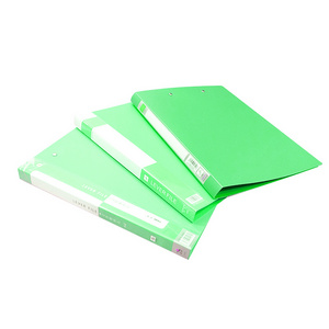 A4 Blue New Design Business L Shape Multipurpose Clip File Folder With U Clip Fastener