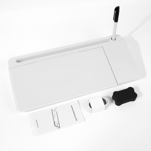 Office use dry erase desktop whiteboard Desk Charging station white board desktop whiteboard with storage