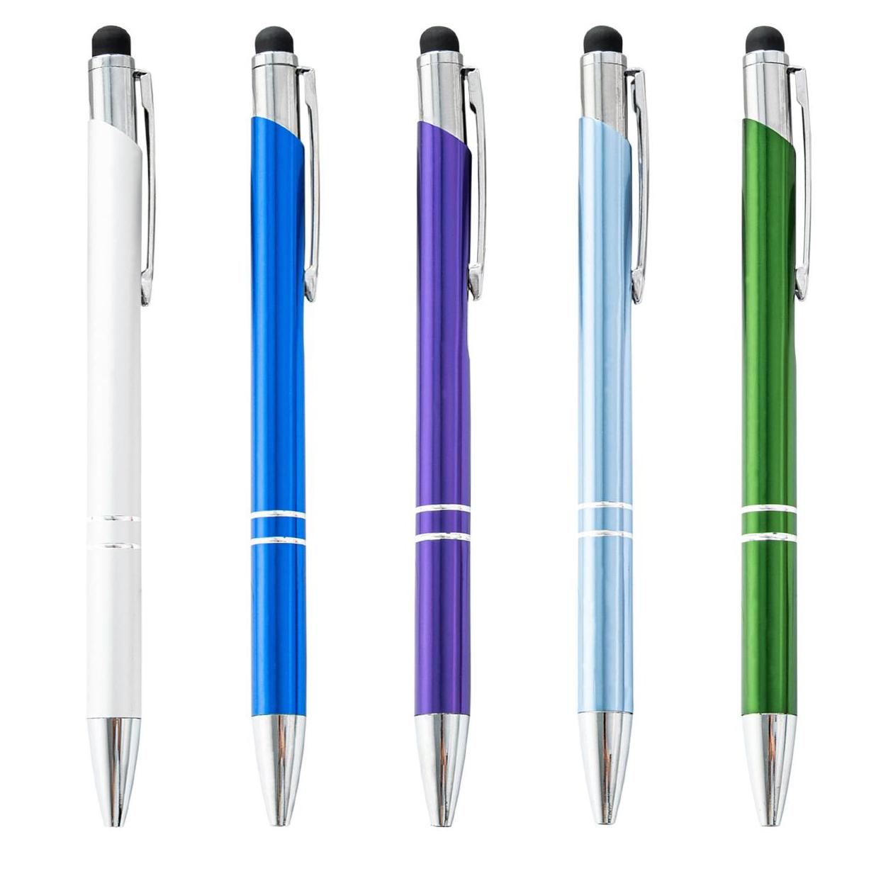 kugelschreiber bolIgrafo stylo Plastic Metal Stylus Metal Ballpoint Pen With Stylus