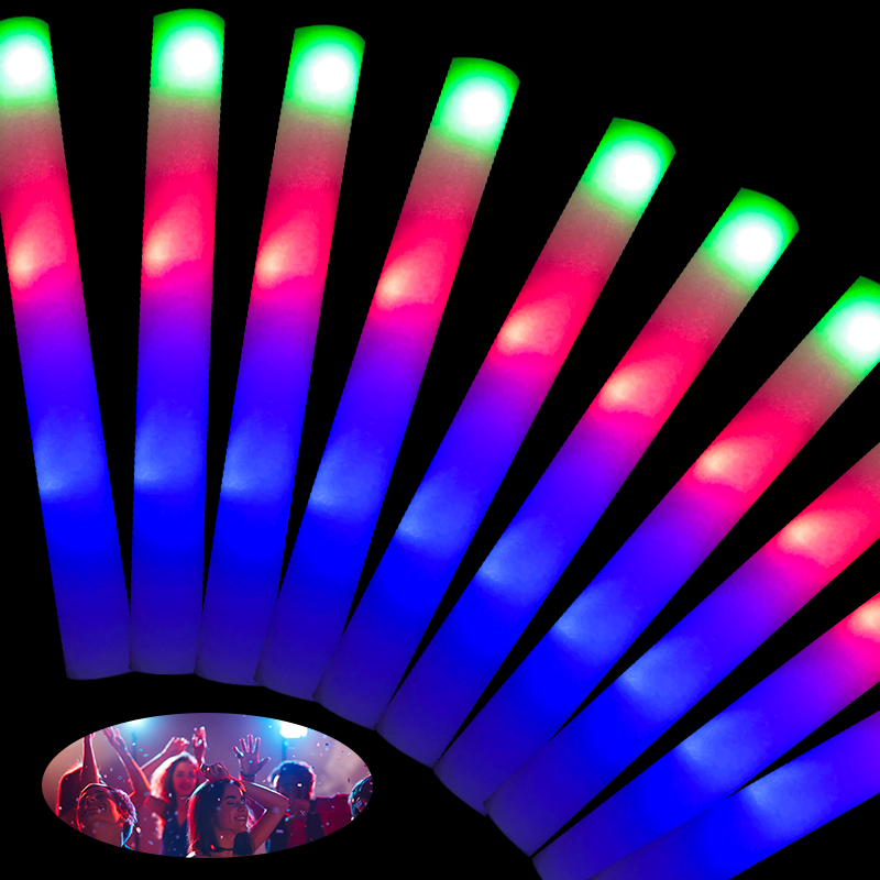 Hot Sale Night Club Led Glow Fluorescent Led Glow Foam Sticks For Parties And Concert