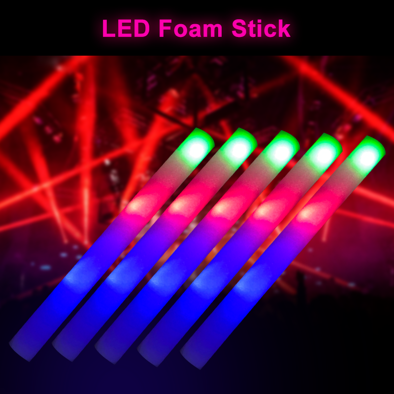 Wholesale Factory Directly Sale Flashing Led Glow Baton Led Glow Baton Wholesale Led Glow Foam Stick Wholesale