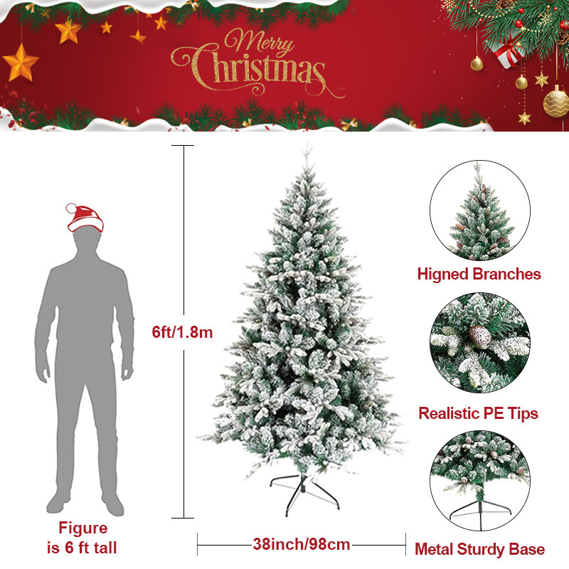 wholesale outdoor 12 ft giant pine prelit pine needle artificial christmas tree