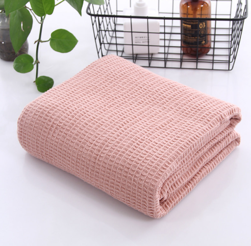 Cheap Wholesale Other   King Size Waffle Blanket Weave 100% Cotton Printed    Baby Waffle Blanket For Summer