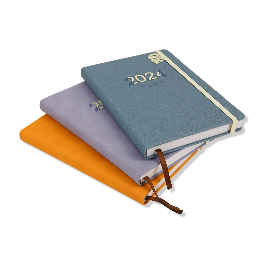 Custom Journal Waterproof Leather Cover Student Hard Cover Pu Leather Notebook Soft Cover Notebook For School