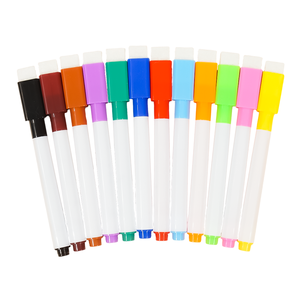 school office Magnetic color dry erase markers whiteboard erase marker with erasers