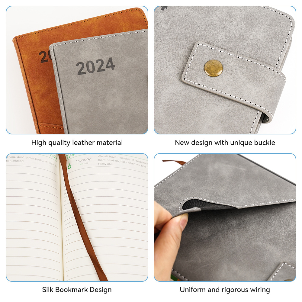 Promotional Diary Genuine Leather Hardcover Custom Notebook Wholesale Leather Journals