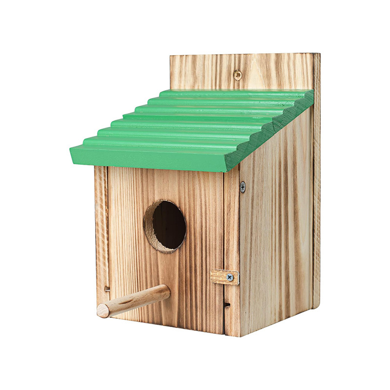 Customized wooden birdhouse Wood Bird House the owl house