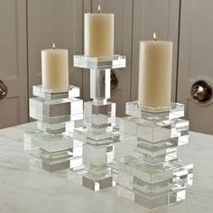 Crystal Acrylic Candle Holder High Transparent Lucite Clear PMMA Candle Stand For Wedding Decoration Festival Display