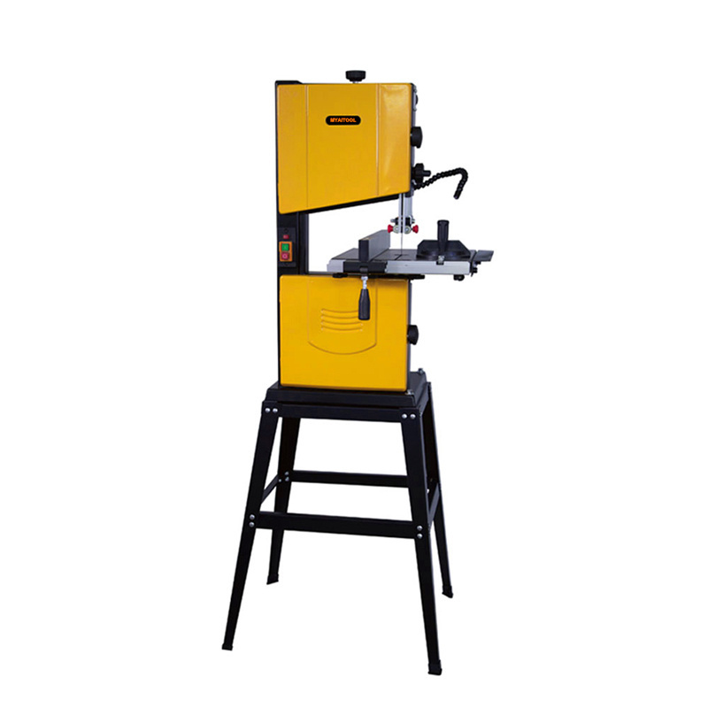 Double speed 10 inch wood cutting band saw machine vertical band saw industrial electric woodworking bench band saw with stand