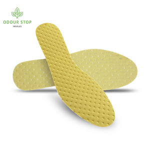 Healthy Thin Bamboo Shoe Insoles Deodorant Anti Bacterial Breathable Sweat Absorbing Flat pad Foot Inserts