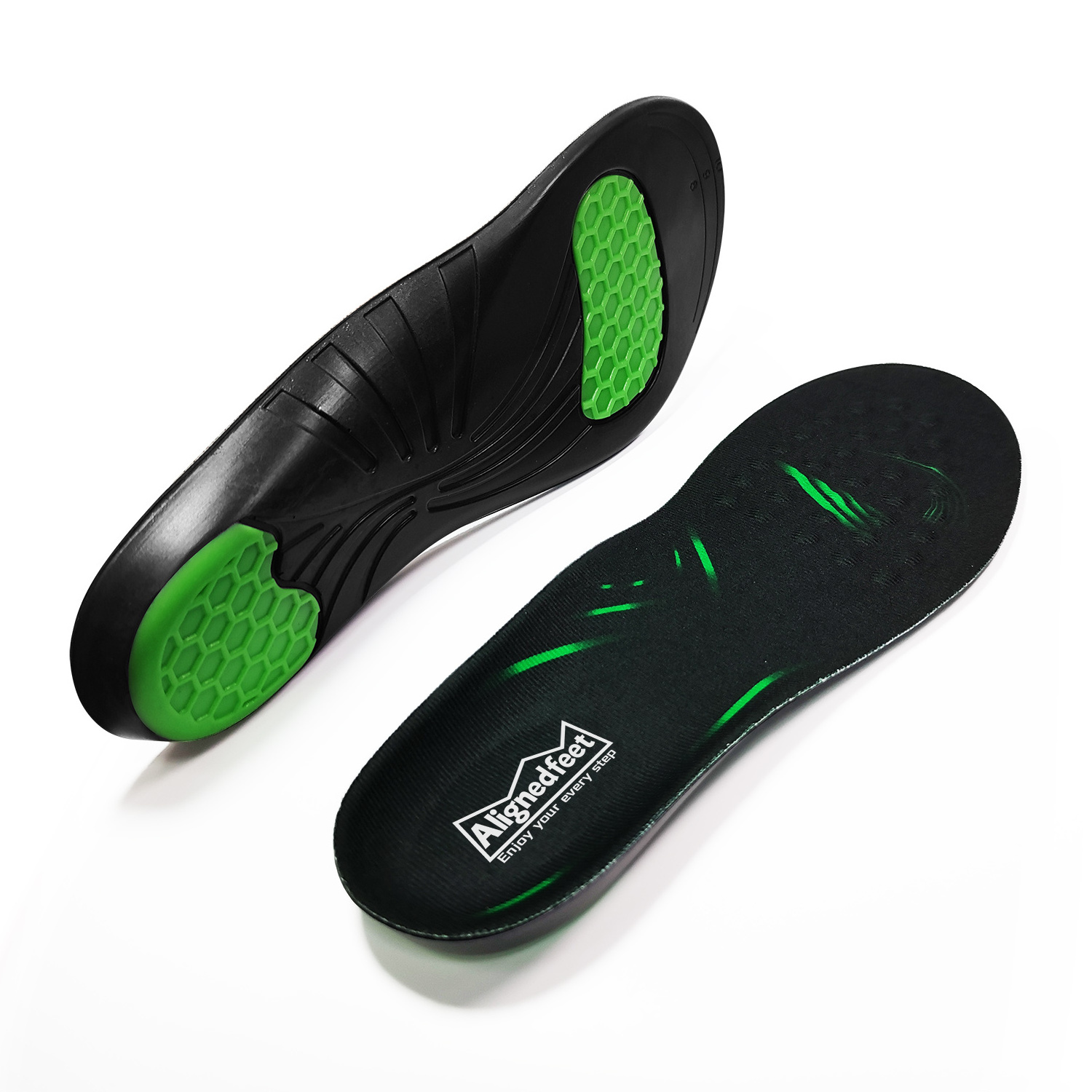 Anti Fatigue Athletic Shoe Inserts Soft Massaging Shoe Pads Cushion Removable Polyurethane Insoles