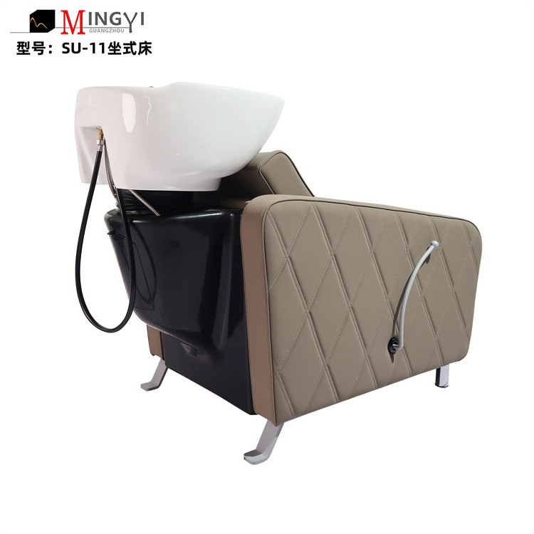 salon equipment adjustable backwash units portable shampoo chair sink for salon