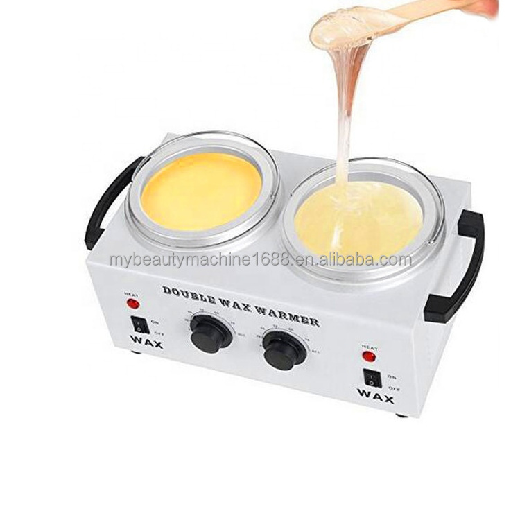 Newest Professional Hair Removal Wax Pot Warmer Wax Heater 1000cc Double Wax Melting Pot Machine