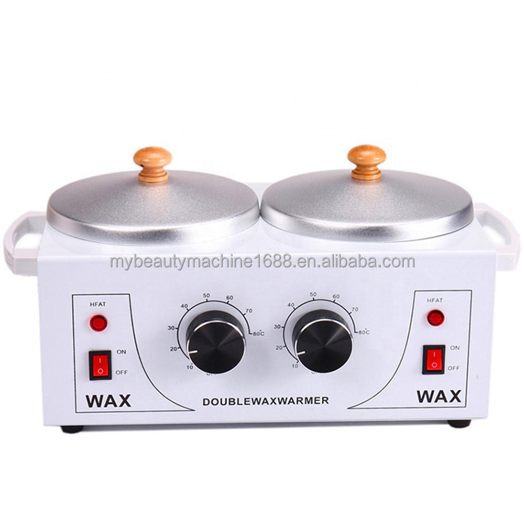 Newest Professional Hair Removal Wax Pot Warmer Wax Heater 1000cc Double Wax Melting Pot Machine