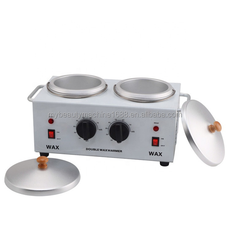 Newest Professional Hair Removal Wax Pot Warmer Wax Heater 1000cc Double Wax Melting Pot Machine